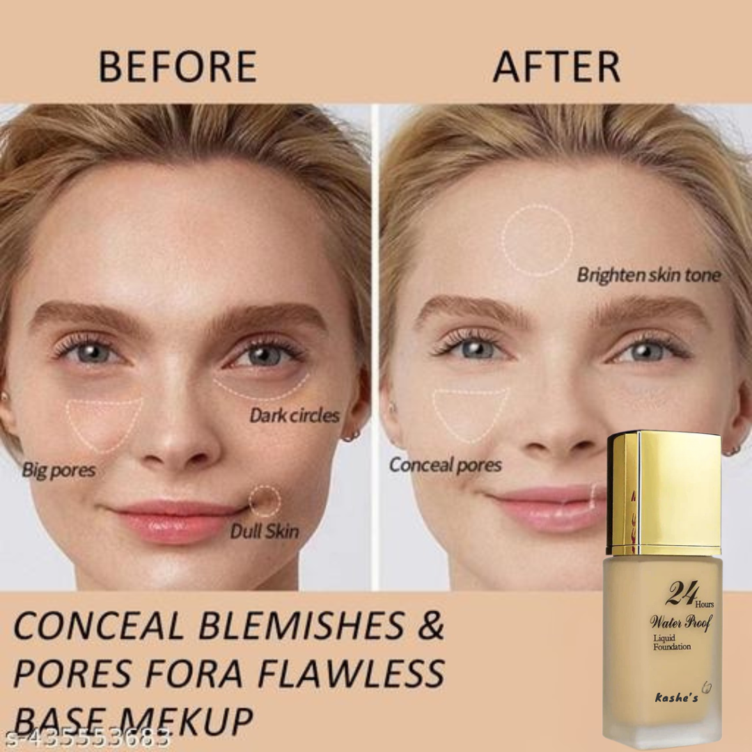 Kashee 24 Hours Waterproof Foundation