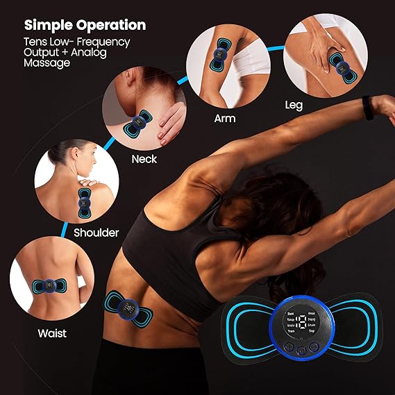 Mini Body Massager Pulse Neck Pain Relief